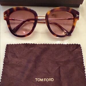 Tom Ford Brown Tortoise Sunglasses